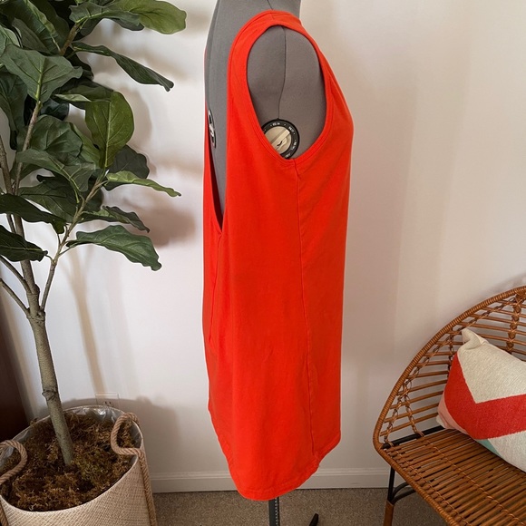 American Apparel Orange Mini Dress - Picture 2 of 8